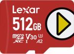 Lexar LMSPLAY512G-BNNNG microSDXC 512GB Play karta pamięci