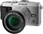 Olympus E-P3 14-150 srebrny aparat z obiektywem