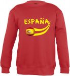 Supportershop Espana 116 cm czerwony bluza dziecięca